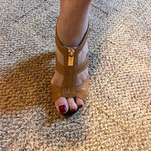 Michael Kors Tan Mary Jane Heels